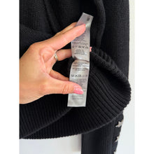 Load image into Gallery viewer, Zadig &amp; Voltaire Boxy RC Bijoux Knit Mock Neck Pullover Sweater Black L NWT
