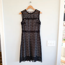 Load image into Gallery viewer, Elie Tahari Ophelia Lace Fit &amp; Flare Sleeveless Dress Black 10 NWT

