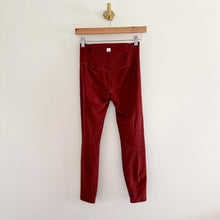 Load image into Gallery viewer, Vuori Elavation Pull On High Rise Cropped Activewear Leggings Red XS
