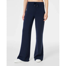 Load image into Gallery viewer, Spanx Air Essentials High Rise Full Length Stretch Wide Leg Pants Navy XL
