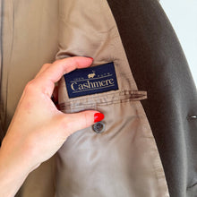 Load image into Gallery viewer, Bill Blass 100% Cashmere 3-Button Suit Jacket Blazer Moss Green 46R
