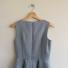 Load image into Gallery viewer, Teri Jon by Rickie Freeman V-Neck Sleeveless A-Line Midi Cocktail Dress Blue 2
