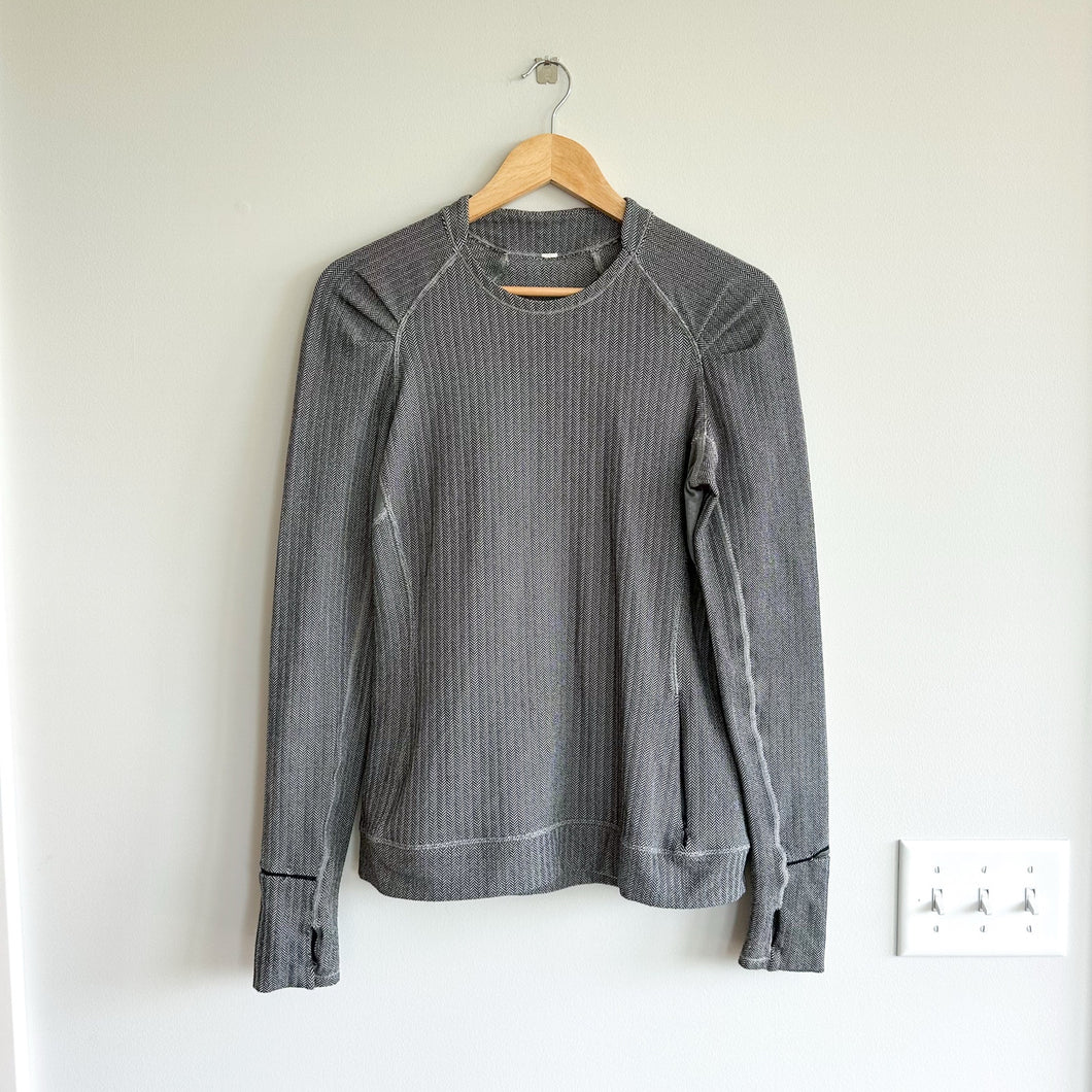 Lululemon Think Fast Long Sleeve Running Pullover 8