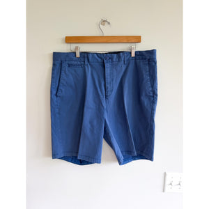 Johnnie-O Cotton Blend Welt Pockets Chino Shorts Blue 38