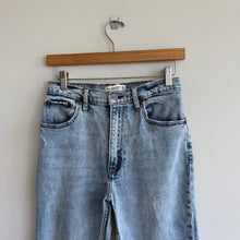 Load image into Gallery viewer, Abercrombie &amp; Fitch The Ankle Straight Ultra High Rise Curve Love Jeans Blue 27
