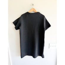 Load image into Gallery viewer, New Balance Crew Neck Short Sleeve Activewear T-Shirt Dress Charcoal Gray L
