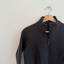 Load image into Gallery viewer, Lululemon NTS Zip Up Athleisure Ribbed Detail Jacket Black 4
