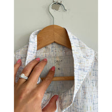 Load image into Gallery viewer, Calia Layered Lightweight Geometric Pattern Golf Activewear Jacket White XL
