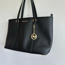 Load image into Gallery viewer, Michael Kors Sady Leather Large Shoulder Bag Black
