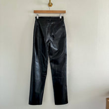 Load image into Gallery viewer, Wilfred The Melina High-Waisted Vegan Leather Pants Black 0 $148
