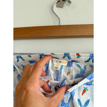 Load image into Gallery viewer, Roller Rabbit Romy The Rabbit Livy Pajama Shorts Set Blue L NWT
