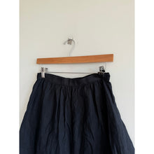 Load image into Gallery viewer, J. Crew Linen Faux Wrap Ruffled Mini Skirt Black O
