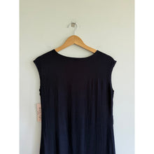 Load image into Gallery viewer, NANETTE Nanette Lepore Button Front Sleeveless Midi Dress Navy Blue 2 NWT
