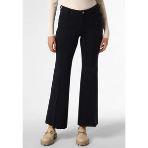 Mac Jeans Dream Boot Flared High Rise Trousers Pants Black 34