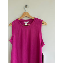 Load image into Gallery viewer, Athleta Breezy Power of She Crew Neck Activewear Tank Top Fuchsia Leaders S NWT

