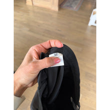 Load image into Gallery viewer, Jil Sander High Rise Straight Leg Trouser Pants Black 42
