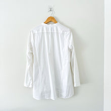 Load image into Gallery viewer, Lafayette 148 New York Long Sleeve High Low Hem Button Up Shirt White 10
