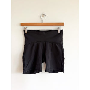 Lululemon Train Times Short 6" High Rise Activewear Bike Shorts Black 6