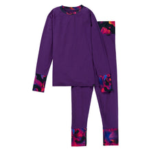 Load image into Gallery viewer, Burton Merino Wool Long Sleeve Crew Neck Base Layer Set Purple 5 NWT
