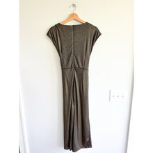 Load image into Gallery viewer, Bishop + Young Pandita Metallic Belted Wide Leg Jumpsuit S NWT
