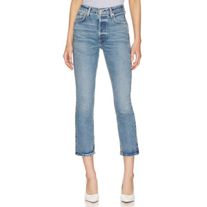 Citizens of Humanity Charlotte High Rise Denim Crop Jeans Blue 30