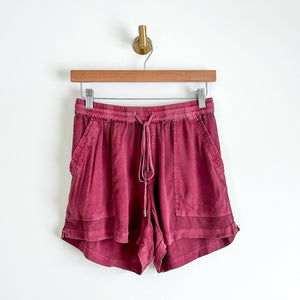 Hei Hei Anthropologie Dobby Beachcomber Shorts Red XS