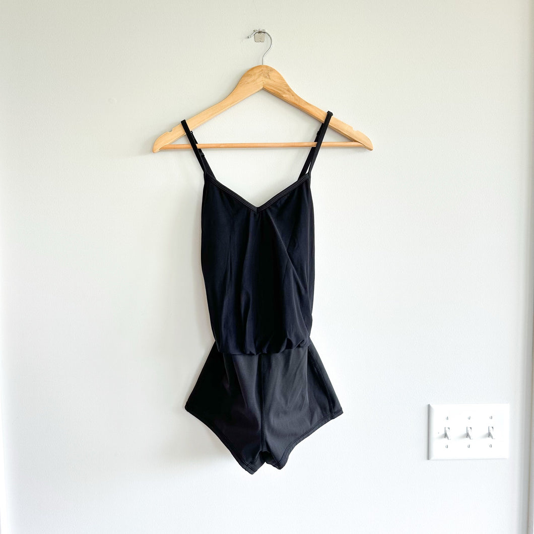 Lululemon Dance To Yoga Leotard Bodysuit Black 6