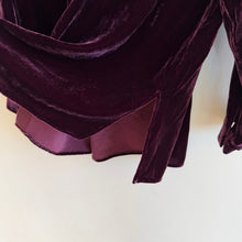 Load image into Gallery viewer, Eileen Fisher Silk Blend Velvet Classic Collar Button Down Shirt in Casis
