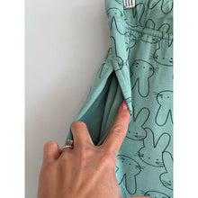 Load image into Gallery viewer, Hanna Andersson Bunny Print Long Sleeve HannaSoft Pajama Set Green XXS
