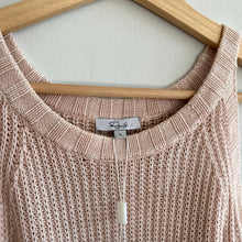 Load image into Gallery viewer, Rails Mika Cold Shoulder Pullover Sweater Blush Pink L NWT
