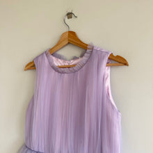 Load image into Gallery viewer, Tulleen Farvue Sleeveless Tiered Tulle Midi Dress Purple 14Y NWT
