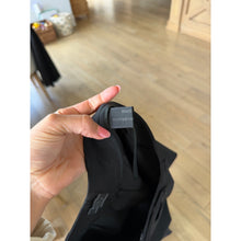 Load image into Gallery viewer, PRADA Vintage Pleated High Rise Straight Leg Trouser Pants Black 46
