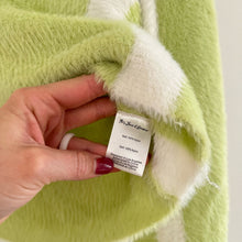 Load image into Gallery viewer, For Love And Lemons Alanis Stripe Crop Pullover Sweater Lime Green S
