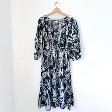 Load image into Gallery viewer, Kerri Rosenthal Harbor Sing Sing Midi Dress Black/White M
