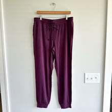 Load image into Gallery viewer, Kit And Ace High Rise Drawcord Waist Jogger Pants Purple XL
