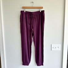 Load image into Gallery viewer, Kit And Ace High Rise Drawcord Waist Jogger Pants Purple XL
