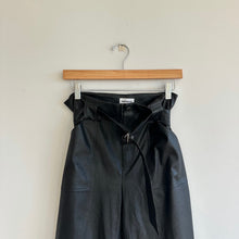 Load image into Gallery viewer, Superdown Chanice Buckle Faux Leather Pant Black L
