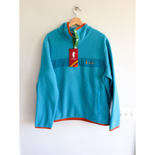 Load image into Gallery viewer, Cotopaxi Teca 1/4 Zip Front Snap Fleece Long Sleeve Sweatshirt Blue XXL NWT
