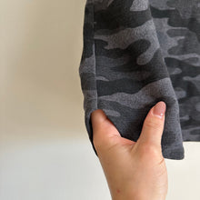 Load image into Gallery viewer, Sundry Camo Print Drawcord Mid Rise Waist Mini Skirt Gray 0
