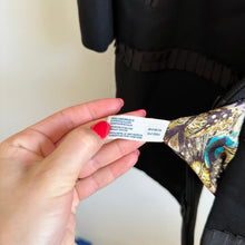 Load image into Gallery viewer, Anthropologie Leifsdottir Button Front Long Sleeve Embellished Coat Black 2
