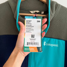 Load image into Gallery viewer, Cotopaxi Dorado Half Zip Fleece Pullover Jacket Blue Green XXL NWT
