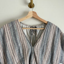 Load image into Gallery viewer, American Eagle V-Neck Dolman Sleeve Romper Stripe Multi S
