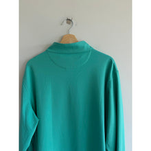 Load image into Gallery viewer, Peter Millar Lily Pad Perth Melange Performance Quarter-Zip Sweatshirt Green XXL
