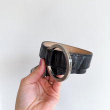 Load image into Gallery viewer, WCM New York Leather Classic Adjustable Toggle Belt Black One Size
