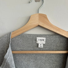 Load image into Gallery viewer, J. Crew Vanessa Open Front Long Sleeve Knit Cardigan Gray M
