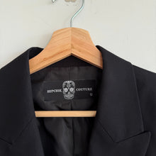 Load image into Gallery viewer, Hipchik Couture Forever Grateful Embellished Skull Blazer Black 12
