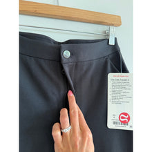 Load image into Gallery viewer, Lululemon City Trek II 28" Mid Rise Flat Front Casual Trouser Pants Black 4 NWT
