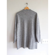 Load image into Gallery viewer, Eileen Fisher Moon Zip Front Brushed Terry Jacket Gray S
