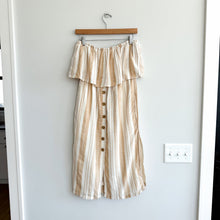 Load image into Gallery viewer, L*Space Women's Day Dreamer Relax Fit Strapless Lined Midi Dress Tan M
