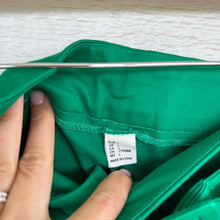 Load image into Gallery viewer, Verdusa High Rise Belted Pleated Paper Bag Shorts Green L NWT
